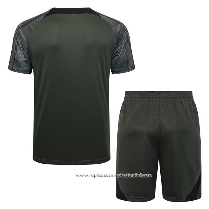Fato de Treino
 Barcelona 2023-2024 Manga Curta
 Verde
 Oscuro - Calcas Curta
